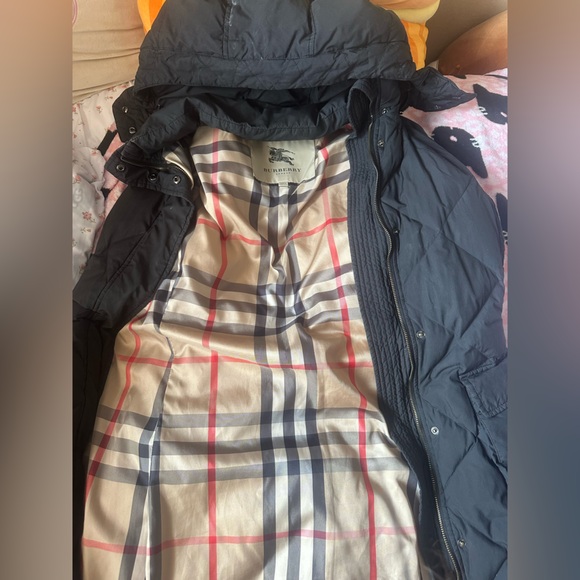 Black Womens Burberry Trench Coat with Monogram - Picture 1 of 4